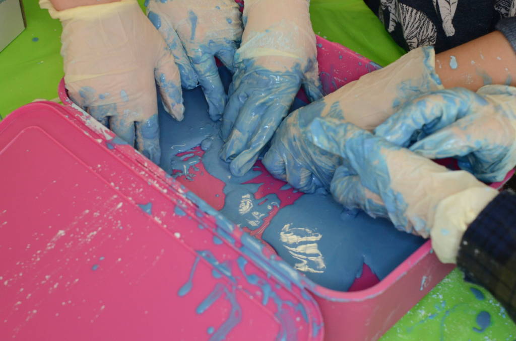 Making blue slime