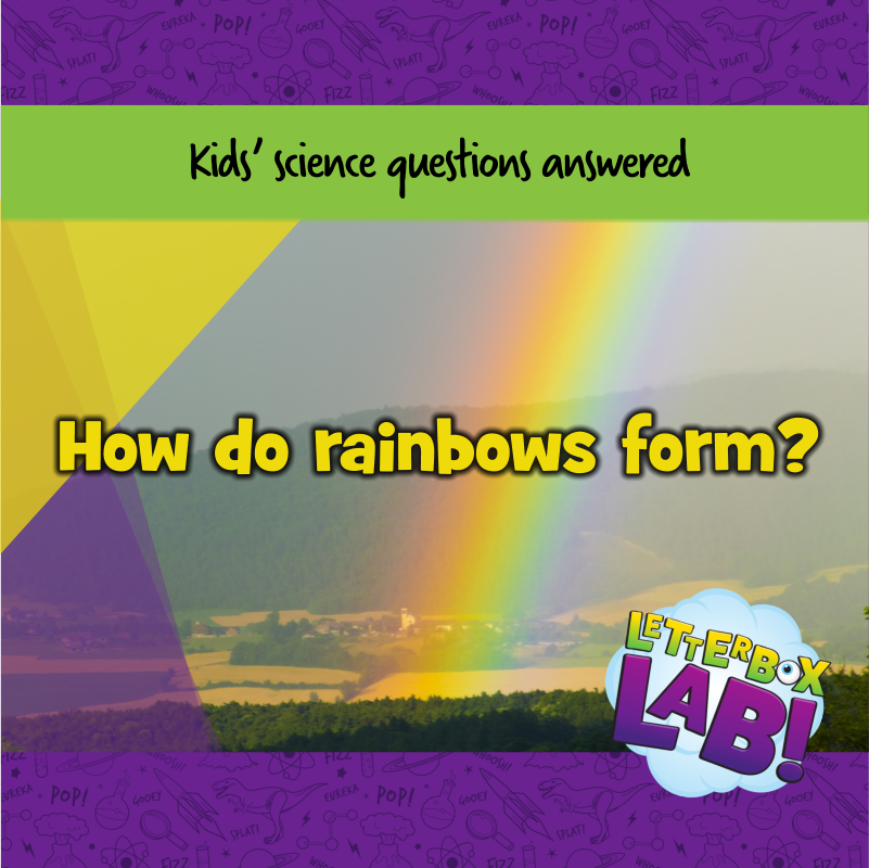 How do rainbows form? And what is a rainbow anyway?