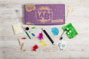 The Investigate Box from Letterbox Lab is a series of science kits that introduce a range of concepts including polymers.