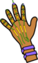 robotic hand icon