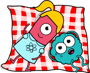 Meg and Pico are the Letterbox Lab Assistants, and arrive with every science subscription box to guide children through their experiments