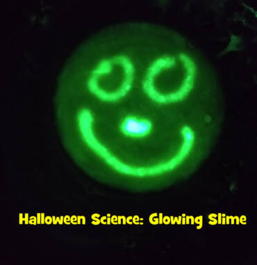 Halloween Science – Glow in the Dark Slime