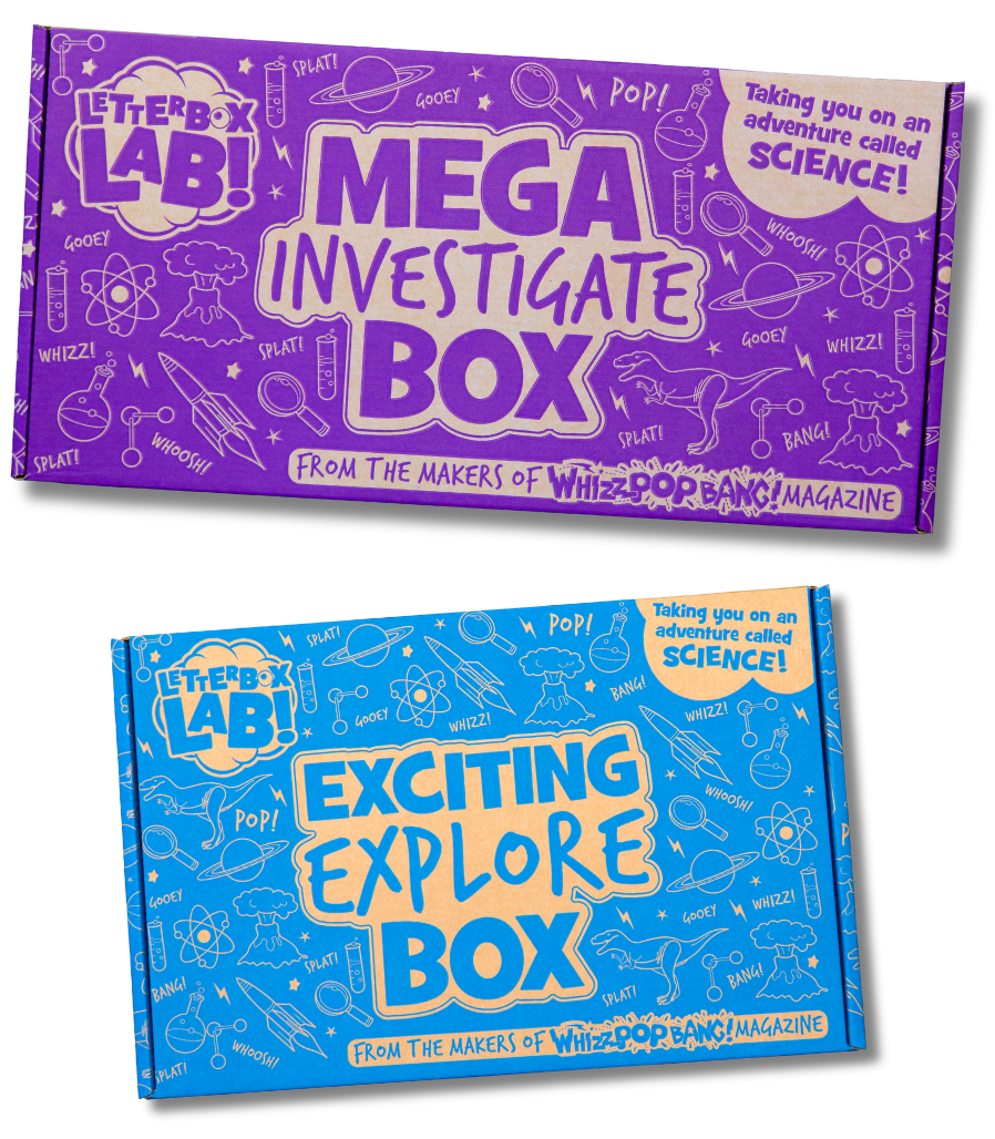 Investigate and Explore Science Kit boxes for kids