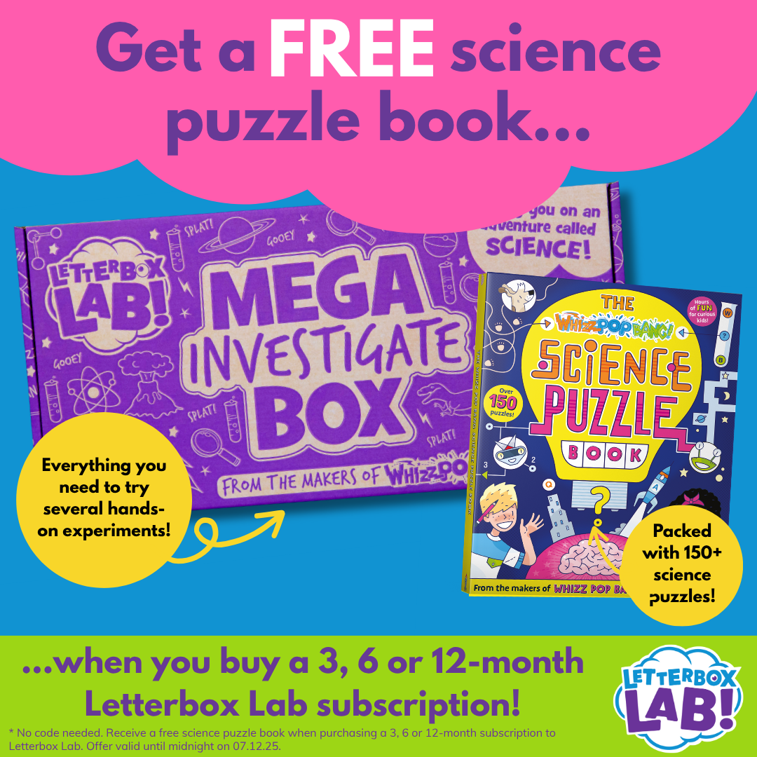 Letterbox Lab science kit for kids free gift for Christmas